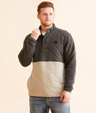 Quilted Quarter Snap Pullover