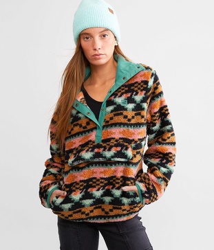 Switchback Faux Fur Pullover