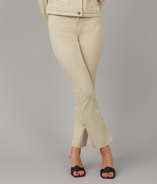 women's kate-sand high rise slim jeans