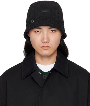 Black Les Sculptures 'Le bob Belo' Bucket Hat