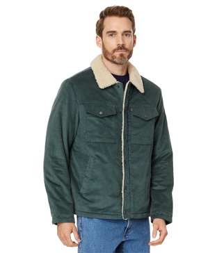 Levi's Men's Corduroy Sherpa Lined Trucker Jacket