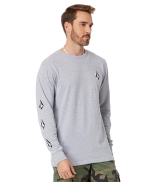 Volcom Men's Iconic Deadly Stones Long Sleeve T-Shirt