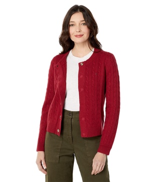 Tommy Hilfiger Adaptive Sandra Rib Color-Block Cardigan