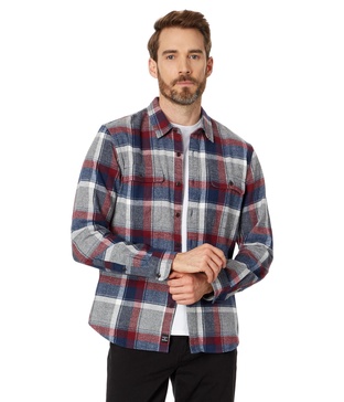 Plaid Workwear Long Sleeve Flannel Top