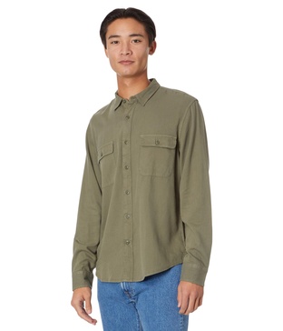 Lived-In Long Sleeve Workwear Shirt