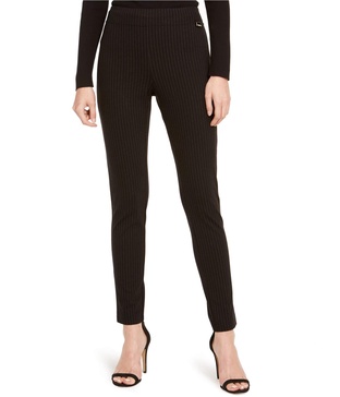 Calvin Klein Women's Pinstripe Pull on Pant