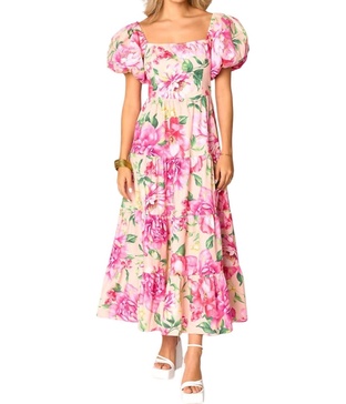 juno explorer maxi dress in floral print