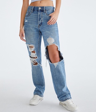 women's '90s super high-rise baggy jean