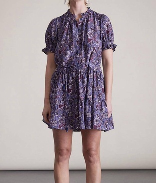 las alturas mini dress in dutch floral