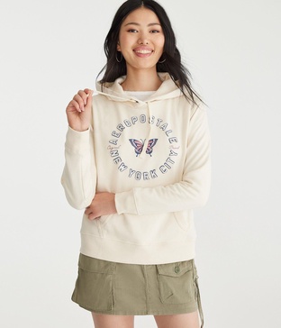 butterfly pullover hoodie