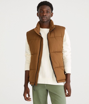 heavyweight quilted puffer vest