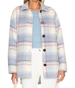 connie jacket in junean  plaid