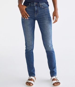 women's premium seriously stretchy mid-rise skinny jean