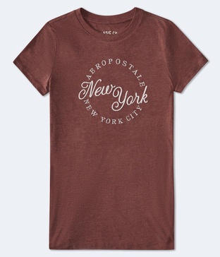 new york circle graphic tee