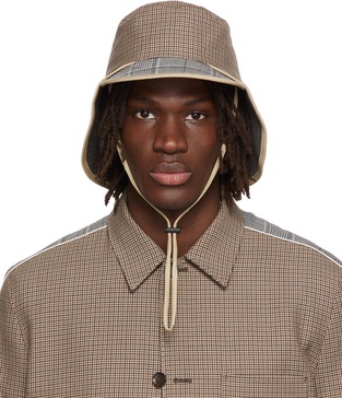 SSENSE Exclusive Beige & Khaki Fisherman Bucket Hat