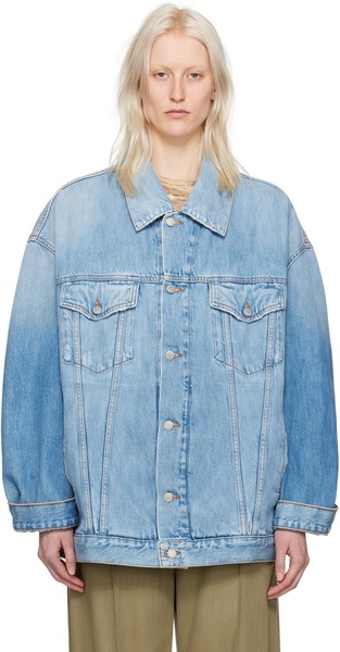 Blue Oversized Denim Jacket