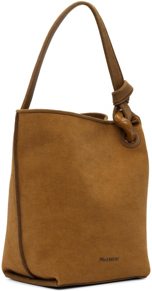 Tan JWA Corner Bucket Bag