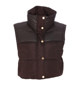 Pinko High Neck Padded Vest