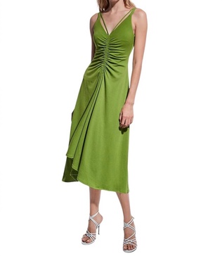 maddy dress in peridot