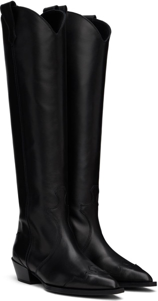 Black Aruna Tall Boots