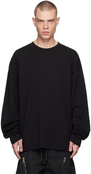 Black Oversized Long Sleeve T-Shirt