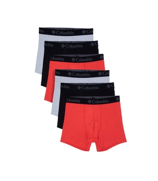 Columbia Amazon Exclusive 6 Pack Performance Boxer Brief