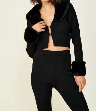 rico cardigan in black