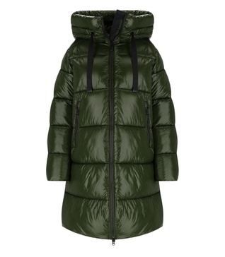 Save The Duck Isabel Green Hooded Padded Coat