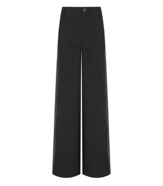 Essentiel Antwerp  Gorror Black Wide Leg Trousers