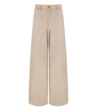 essentiel antwerp ginormous ecru wide leg trousers