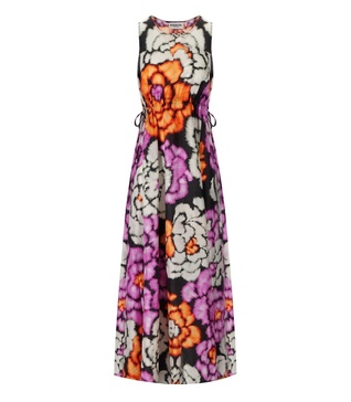 Essentiel Antwerp  Flowers Black Long Dress