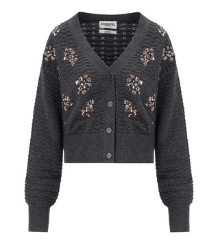 Essentiel Antwerp  Gileto Grey Cardigan