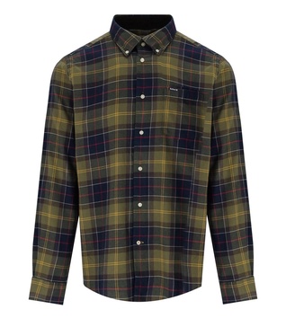 Barbour  Fortrose Tartan Green Blue Shirt