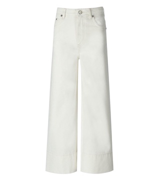 High-waist Denim Cropped Jeans