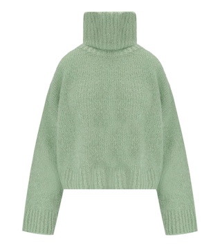 Essentiel Antwerp  Griffin Green Turtleneck Jumper