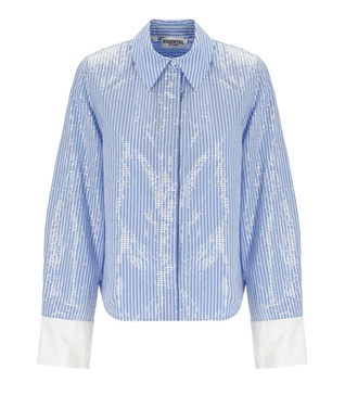 essentiel antwerp giuliano light blue shirt