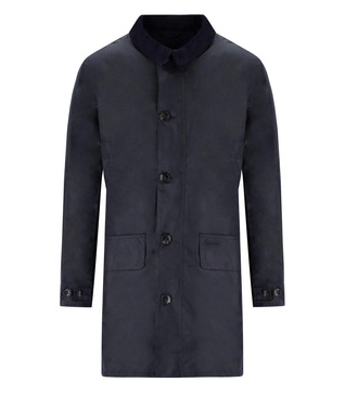 barbour mac navy blue jacket