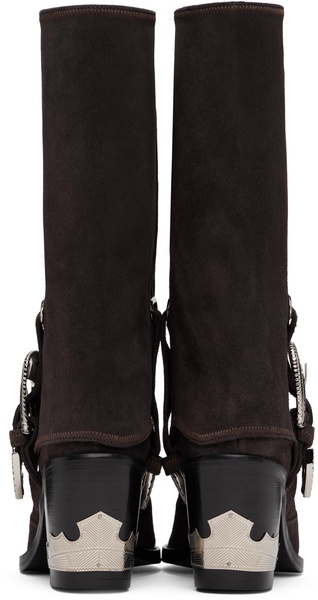 SSENSE Exclusive Brown Western Style Boots