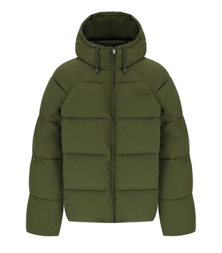 Daily Paper Relaxed Green Hooded Padded Jacket