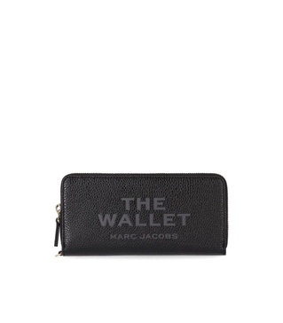 marc jacobs the leather continental black wallet