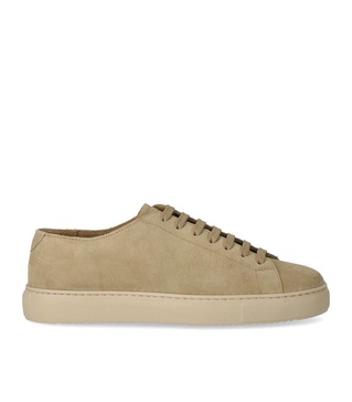 Doucal's Beige Suede Sneaker