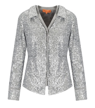 Stine Goya Grey Sequins Shirt