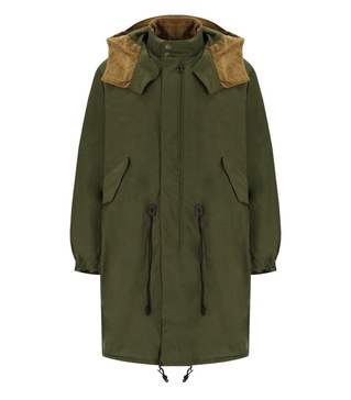 Barbour X Baracuta Mods Casual Beech Green Parka