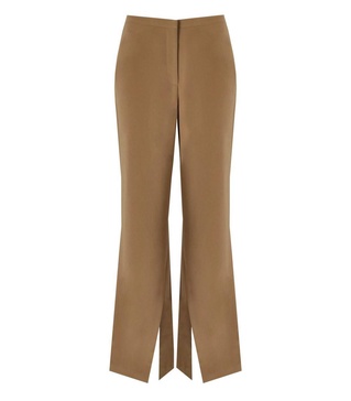 Stine Goya Leah Coffee Brown Flare Trousers