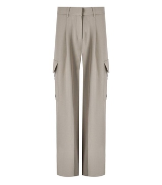 Stine Goya Olani Beige Wide Leg Trousers