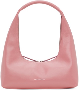 Pink Leather Shoulder Bag