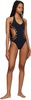 Navy Cutout One-Piece Swimsuit