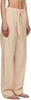 Beige Drawstring Pyjama Pants