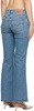 Blue Superlow Flare Jeans