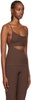 Brown One-Shoulder Tank Top